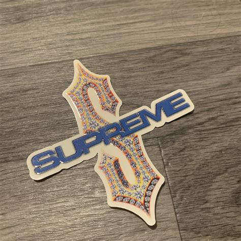 supreme diamond stickers.